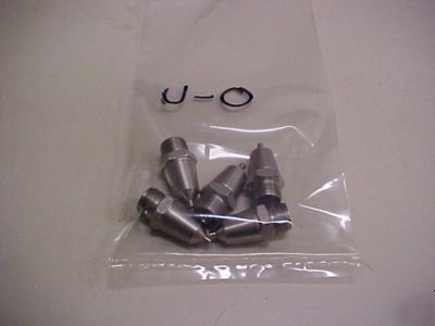 Paasche spray gun part parts u-0 tip regular lot of 5