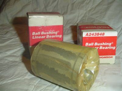 (2) nos thomson linear ball bearing A243848 1 1/2