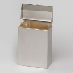 Convertible floor receptacle, stainless steel-hos nd-1E