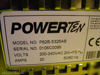 Power ten 5V dc power supply P62B-5325AB