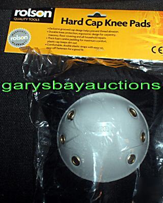Rolson builders hard cap knee pads kneeling tools bn 
