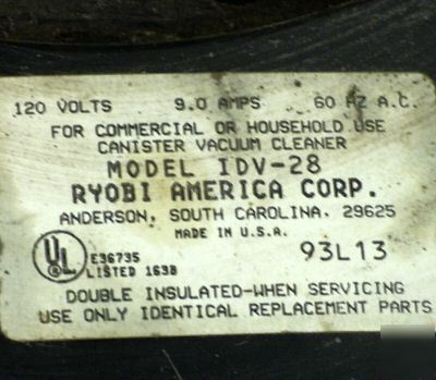 Ryobi commercial industrial 30 gallon shop vacuum nice 