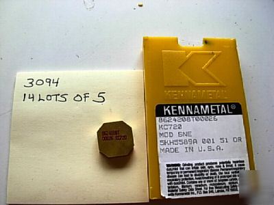 SNE63D8L10 kennametal carbide inserts 3094 33 lots / 5 