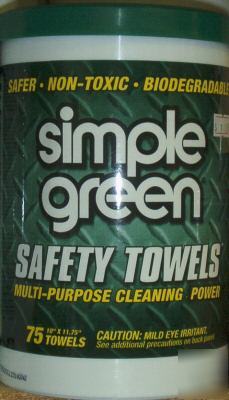 Simple green safety towels~multi-purpose cleaning