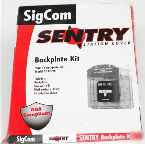 Sigcom sentry station cover backplate kit st-BKP01 