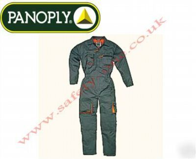 Grey overalls boilersuit, knee pad pockets large