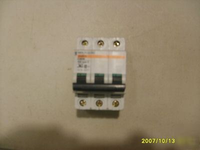 Merlin gerin C60N 40A-type c 3 pole circuit breaker