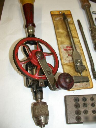 Antique tools< leather working,drilling wood,etc.> >