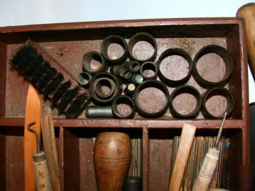 Antique tools< leather working,drilling wood,etc.> >