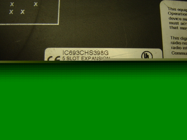 Ge fanuc IC693CHS398G 5-slot expansion base 