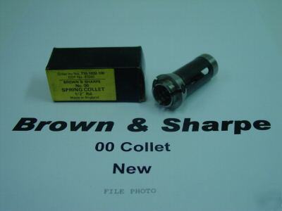 New brown & sharpe 00 collet 3/16 