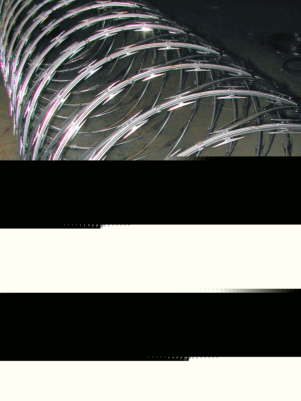 Razor wire, with clips, 30