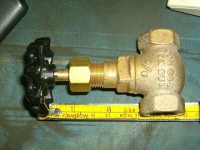 Stockingham globe / choke valve 3/8 in