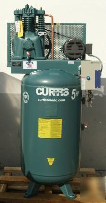 Curtis air compressor 5HP electric 230/3/60