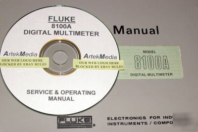 Fluke 8100A instruction (operating &service) manual