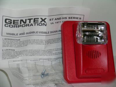 Gentex GES24-110WR strobe 24VDC 110 candela commander 2