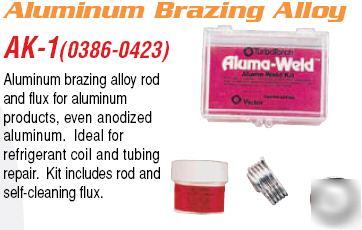 0386-0423 turbo torch ak-1 aluminum brazing alloy