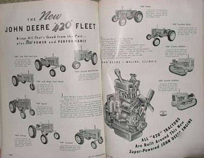 1956 implement & tractor i&t product guide john deere