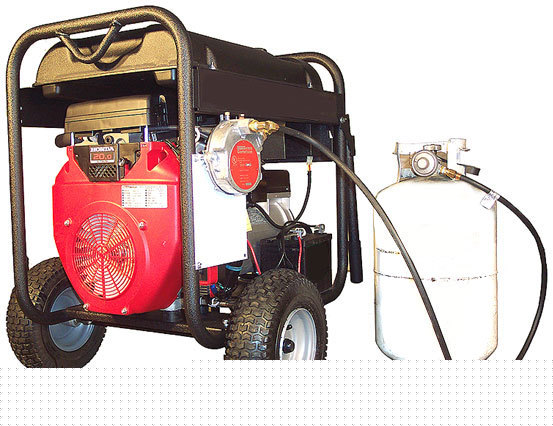 Lower price triple-fuel honda powered 13 kw generator