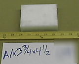 Acetal delrin virgin white 1 X3.75 X4.5