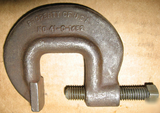 K.r.wilson c clamp drop forged N0. 41-c-1652
