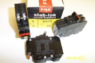 New fpe stab lok circuit breaker NC2P15 0215