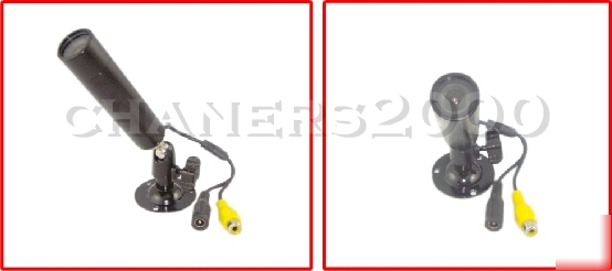 Waterproof wire sharp 1/4 ccd tube bullet colour camera