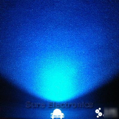 25 pcs 5MM blue piranha led 400MCD & free resistor
