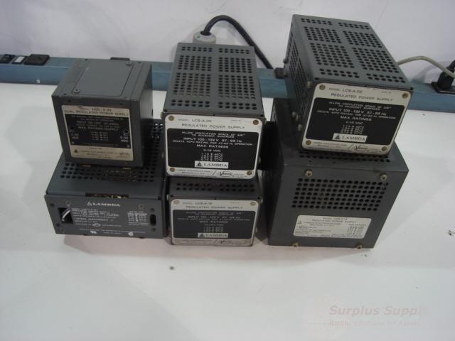 Lambda lot of 6 dc power supplies