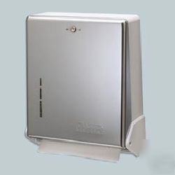 Multi-fold white metal front towel cabinet san T1905WH