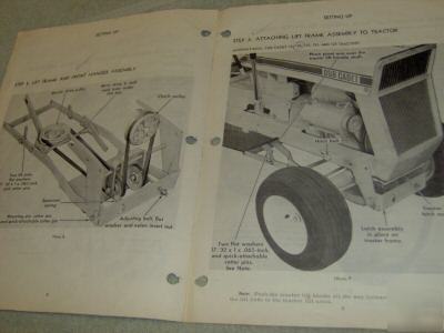 Operator's manual ihc rotary mowers cub cadet