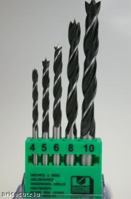 Quality professional 5 pce wood boring drill bit set