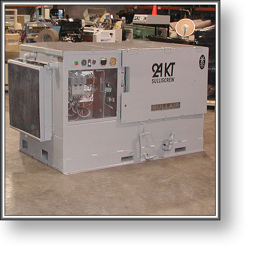 Sullair 16-75H 75 hp rotary screw compressor + nice 