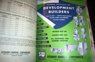 1957 stewart-warner a/c, heating catalog, brochures