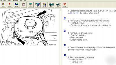 Jaguar 1995 2004 s x type repair service shop manual cd