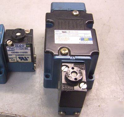 Mac 6311C-000-pm-111DA pneumatic valve 150 psi 120 vac 