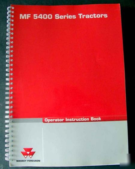 Massey ferguson 5425 5435 5445 5460 5465 tractor manual