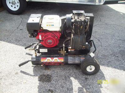 Portable 8HP honda gas engine air compressor