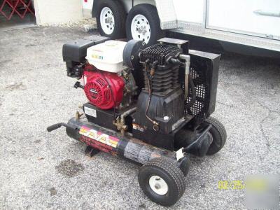 Portable 8HP honda gas engine air compressor