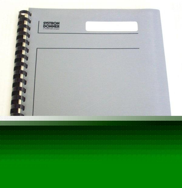 Systron donner 6153 op/service manual - $5 shipping 