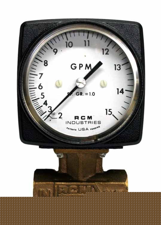 New rcm flo-gage flow meter 3/4-71-r-15-f 1