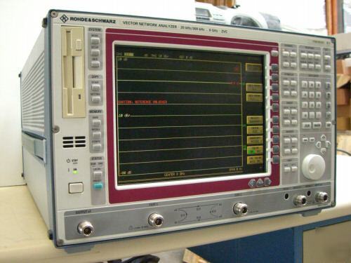 R&s rohde & schwarz zvc network analyzer, 8 ghz loaded 