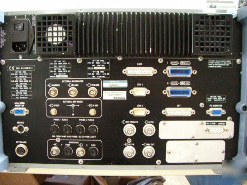 R&s rohde & schwarz zvc network analyzer, 8 ghz loaded 