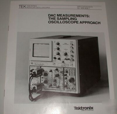 Tek original oem dac measurement app. note 42W-3632-1