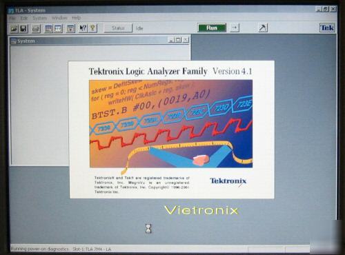 Tektronix TLA715 logic analyzer + tla 7M4 modules