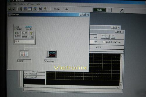 Tektronix TLA715 logic analyzer + tla 7M4 modules