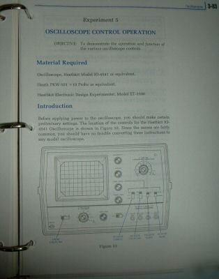 Vintage - oscilloscope course & manual - 1979 