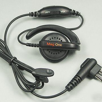 Motorola CP125 earpiece w/in-line mic, ptt, vox