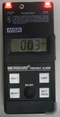 Msa microgard gas detector portable alarm kit