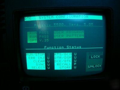 Phoenix 5500 data communications analyzer used